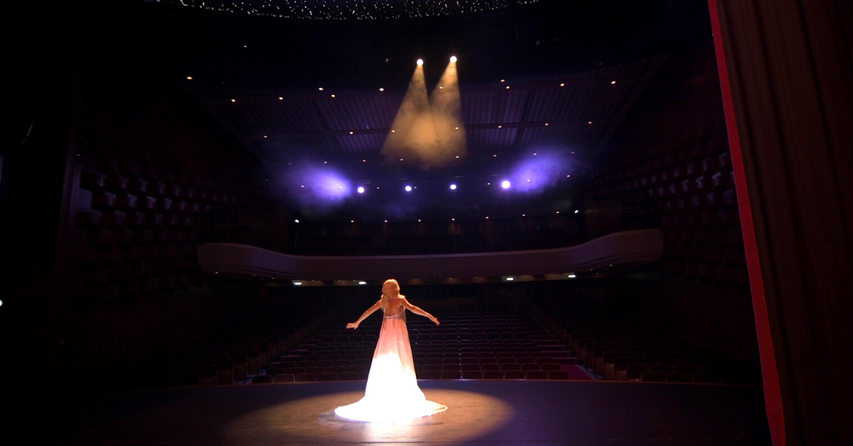 Aliki performing Never Enough at the Theatre